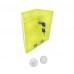 FixtureDisplays®  Yellow Green Donation Box Plexiglass Acrylic Fundraising Box Cave Stalactite Style Suggestion Box 7.9